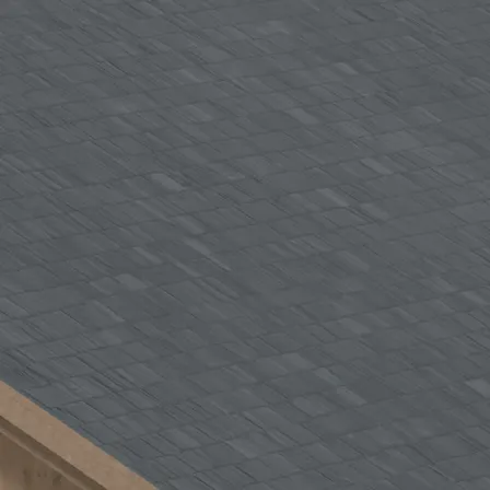 Charcoal slate, seen close up on the chalet